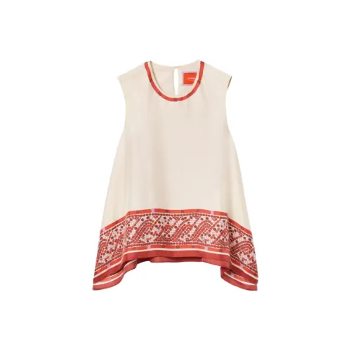 La DOUBLEJ. Белые Женские Майки