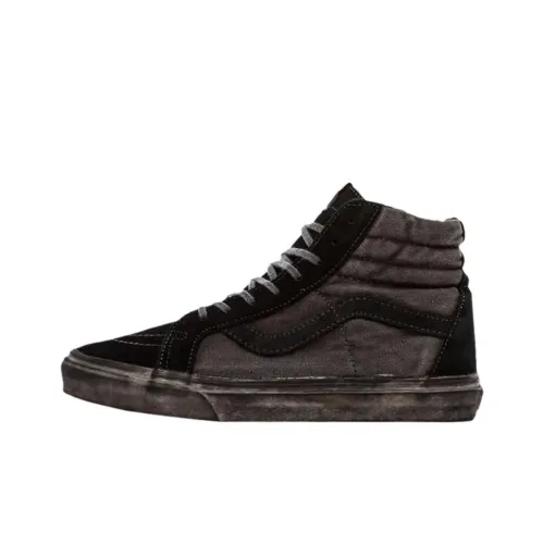 Vans Sk8 HI Высокие Кроссовки для Скейтбординга Унисекс Черные Серые