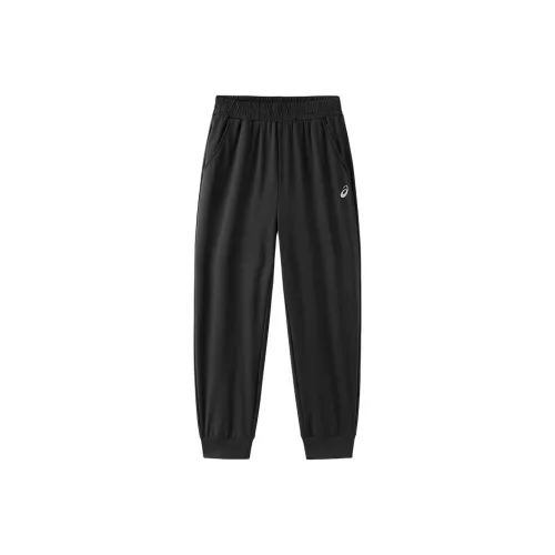 Asics Sports Performance 9000 Черные Школьные Вязаные Тренировочные Штаны
