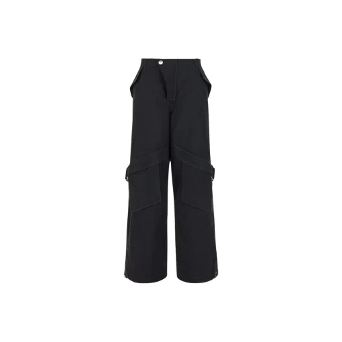 DION LEE Черные Женские Карго Брюки