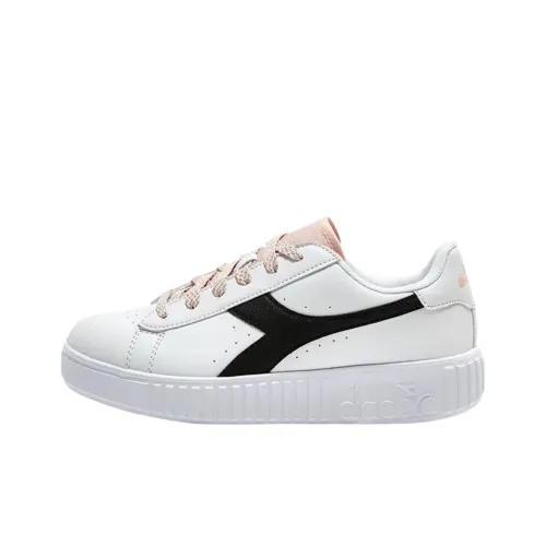 DIADORA Game P Low Топ Детские Скейтбординги Белый Черный Подростки