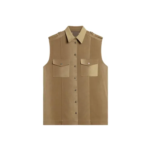 Golden Goose Песочный Женские Платья без рукавов