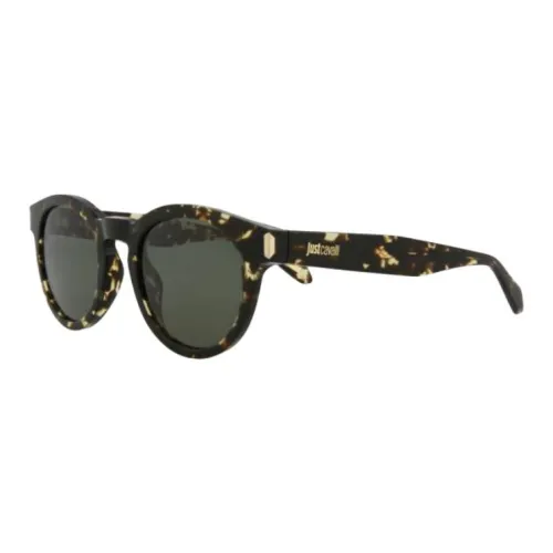 Just Cavalli Ацетат Круглые Солнцезащитные очки Мужские Коричневые