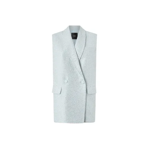 PINKO Светло-синие мужские жилеты