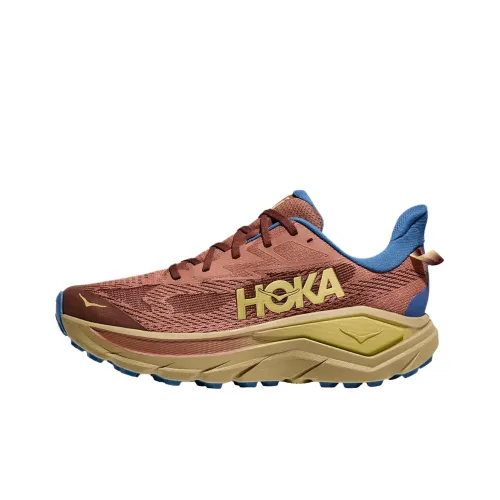 HOKA ONE ONE Challenger 8 Дышащие Поддерживающие и Легкие Кроссовки для Трейлраннинга Унисекс Цвет Румяный