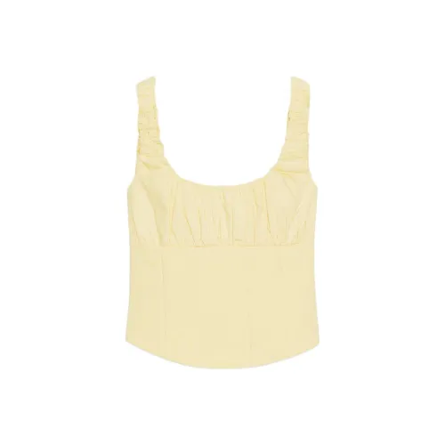 ZARA Желтые Женские Майки