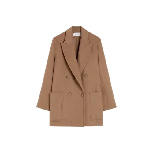 MaxMara Коричневое Женское Пальто