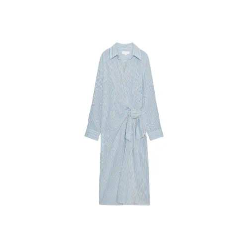 ZARA ZW Series Длинное платье с длинными рукавами женское