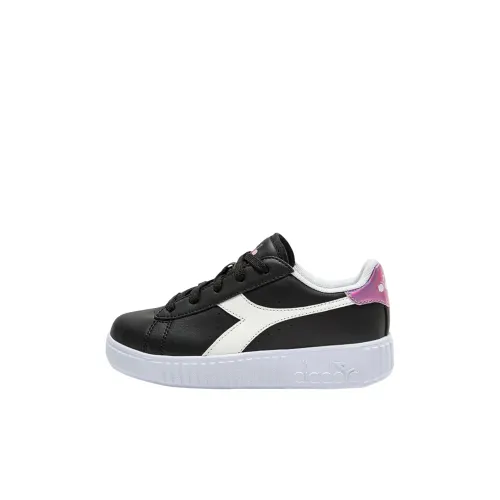 DIADORA Game Step Low Топ Детские Скейтбординги Черный Белый Детский