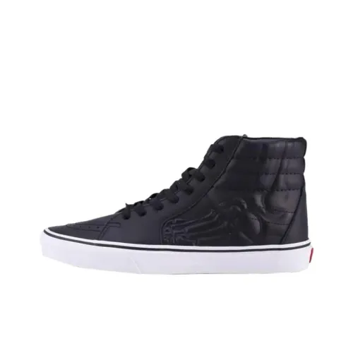 Vans Sk8 Hi Высокие Кроссовки для Скейтбординга Унисекс Черные