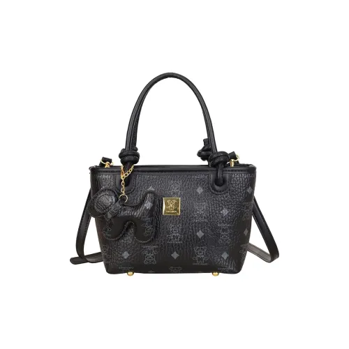 HCXK ПУ (полиуретан) Корзинка-сумка Сумка на одно плечо Женская Черный Экрю Розовый Коричневый