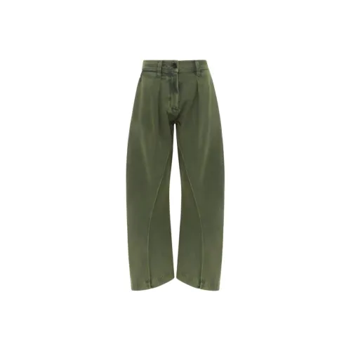 JW Anderson Зеленые Женские Джинсы