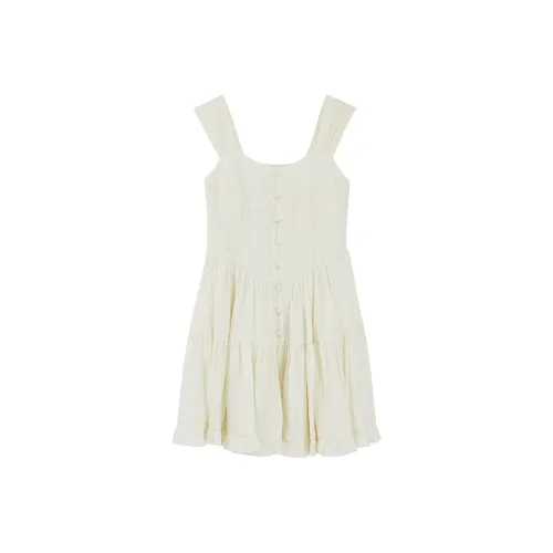 BVODE Абрикос Женские Платья без рукавов