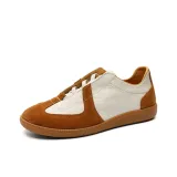 Белый-коричневый