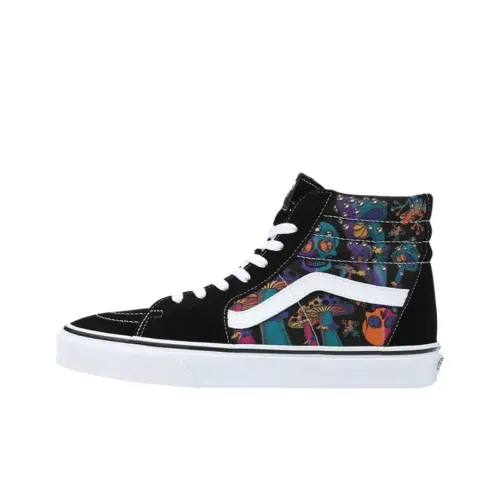 Vans Sk8 Hi Высокие Кроссовки для Скейтбординга Унисекс Черные
