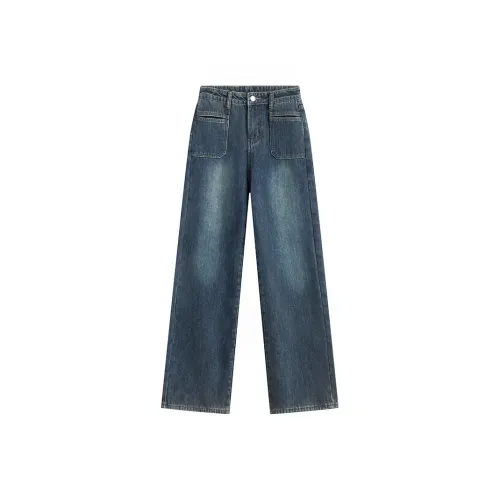 LSVE Cement Black Women's Jeans LSVE Цемент Черные Женские Джинсы