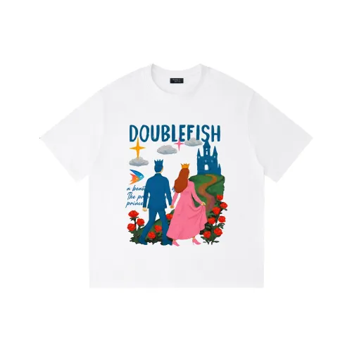 DOUBLEFISH Короткий рукав T-рубашки унисекс