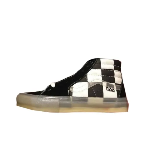 Zumiez x Vans Sk8 Hi Высокие Кроссовки для Скейтбординга Унисекс Черный Белый