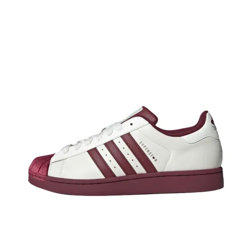Adidas Originals Superstar 2 Low Топ Скейтборд Кроссовки Унисекс Белый Красный