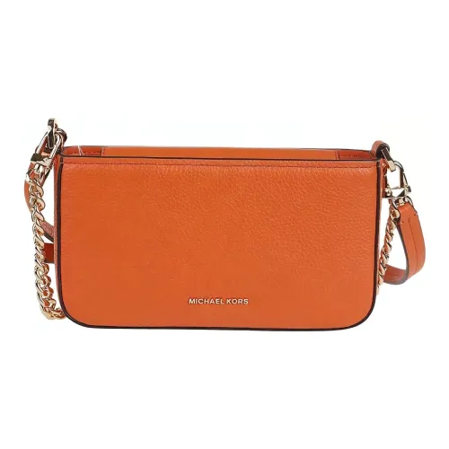 MICHAEL KORS Bryant Кожа Клатч Сумка на плечо Маленькая Женская Апельсин