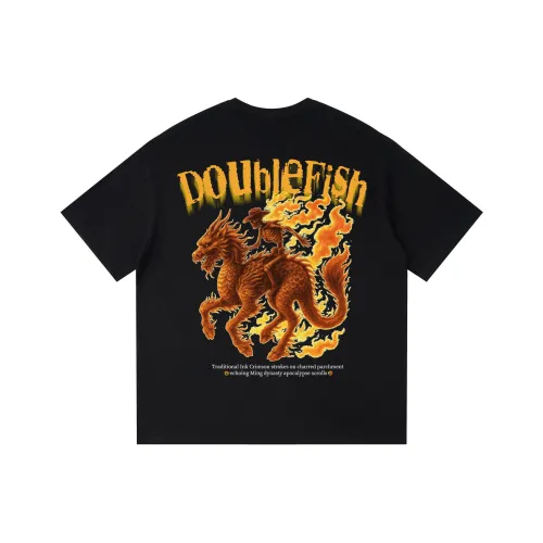 DOUBLEFISH Короткий рукав T-рубашки унисекс