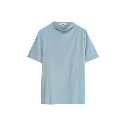COS Стальной Синий Женские T-рубашки