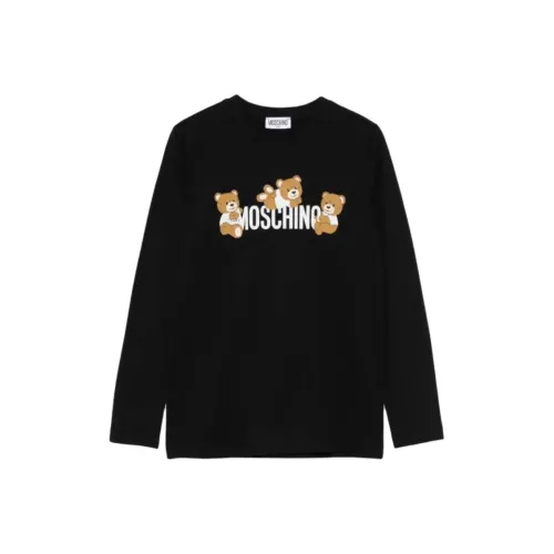 MOSCHINO Черные Детские Рубашки T