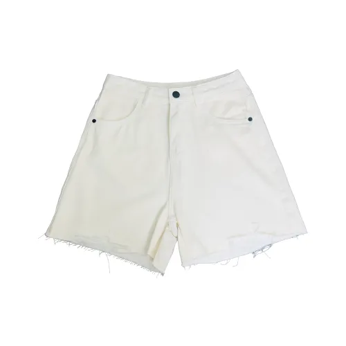 YINLEI Белые Женские Джинсовые Шорты