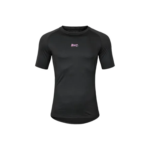 BKCXZICE Прилегающая спортивная одежда с короткими рукавами унисекс