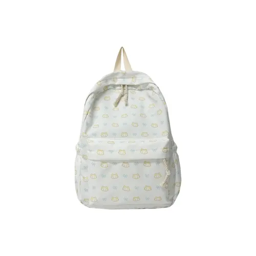 CAREELL Композитная ткань Рюкзак Унисекс Котенок Белый Такса Синий