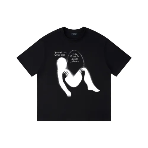 Двойная рыба Унисекс T-рубашки