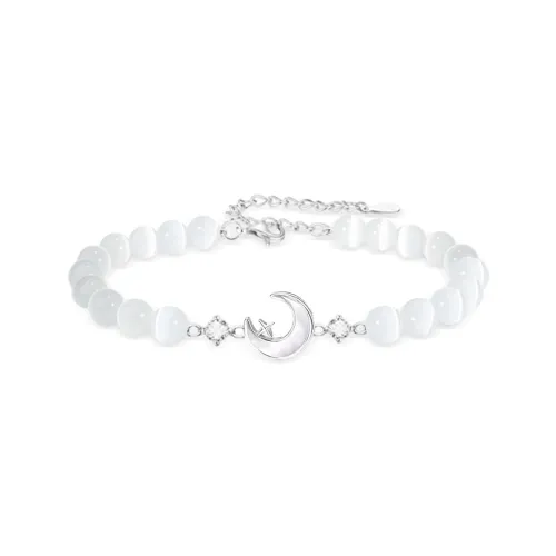 JOYDINNY Стекло Кошачий глаз Браслеты Унисекс