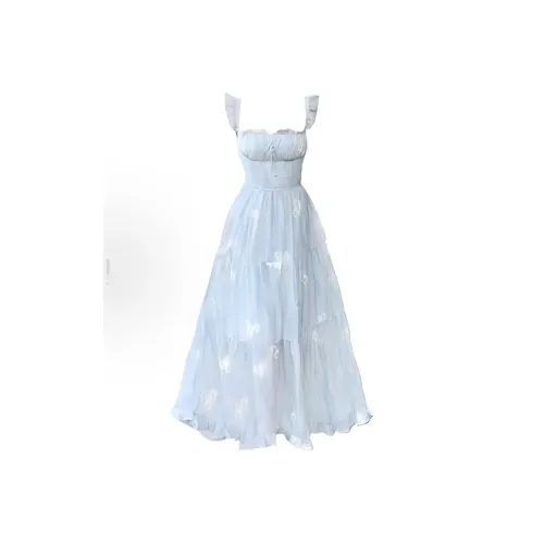 AFGGD Светло-синий Женские Короткие Платья с Короткими Рукавами