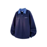 Длинный рукав, темно-синий