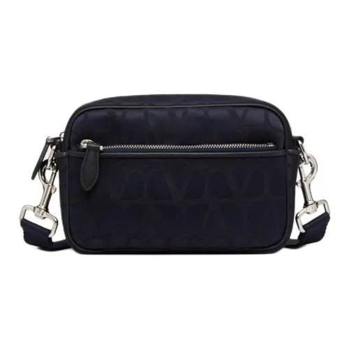Valentino Хлопок Плечо Сумка Мужская Темно-Синий