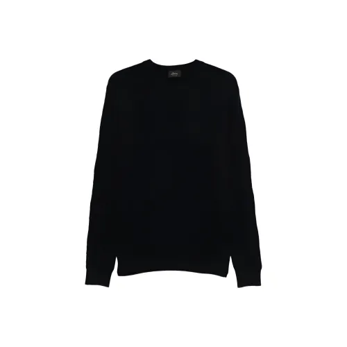 Brioni Темно-синие мужские свитера