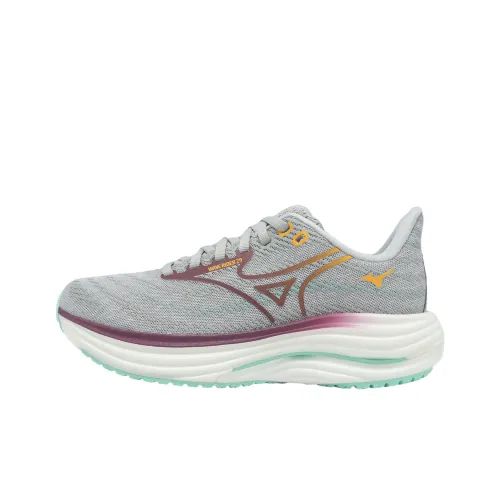 Mizuno WAVE RIDER 29 Беговые кроссовки Серые Женские