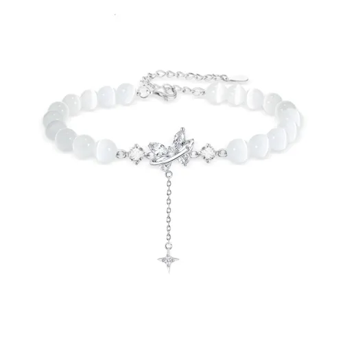 JOYDINNY Стекло Кошачий глаз Браслеты Унисекс