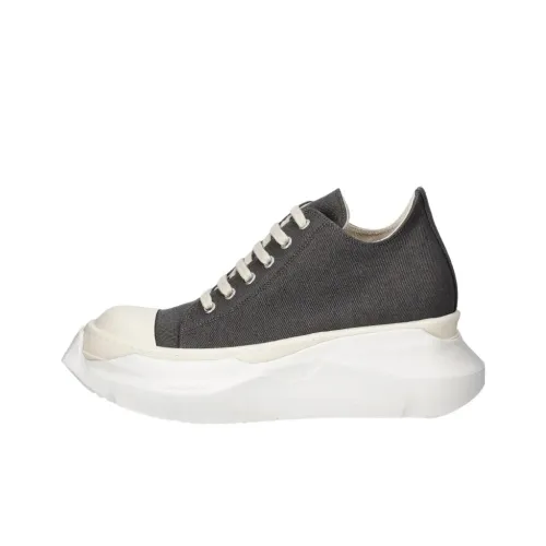 Rick Owens DRKSHDW Абстрактный Низкий Топ Кеды Женские Черные