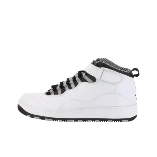 Jordan Air Jordan 10 Винтажные баскетбольные кроссовки Мужской Белый