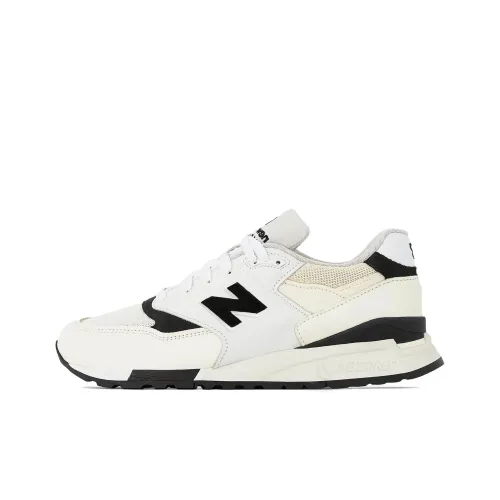 New Balance NB 998 Беговые кроссовки Низкий верх Бежевый Черный Унисекс