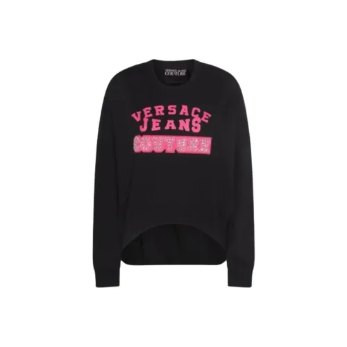 VERSACE JEANS COUTURE Черные Женские Свитшоты