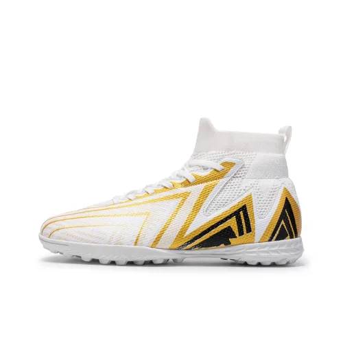 QIUTEXIONG Противоскользящие Износостойкие Дышащие Высокие Детские Футбольные Бутсы Подростки