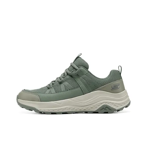 Skechers Повседневный Низкий Топ Серый Зеленый Мужской
