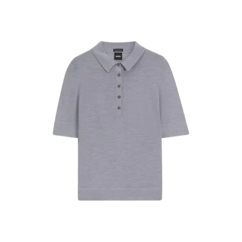 Hugo Boss Светло-Серый Женское Поло