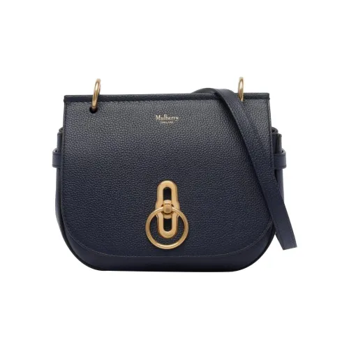 Mulberry Телячья кожа Сумка через плечо Маленькая Женская Синяя