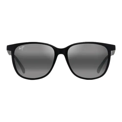 Maui Jim Углеродное волокно Бабочка Солнцезащитные очки Унисекс Матовый черный