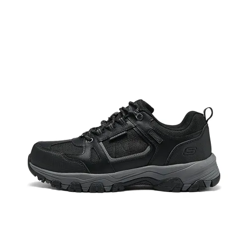 SKECHERS MENS USA Дышащая Поддержка Отскок Низкий Топ Уличная Обувь Мужская Черная