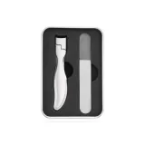 Маленькая круглая подвеска Серебряная + Стекло + Железная коробка