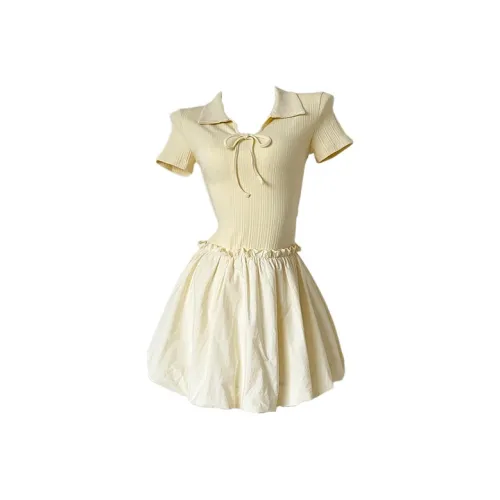 RTNH Короткий рукав Платье Женское